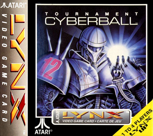 Tournament Cyberball box art for Atari Lynx